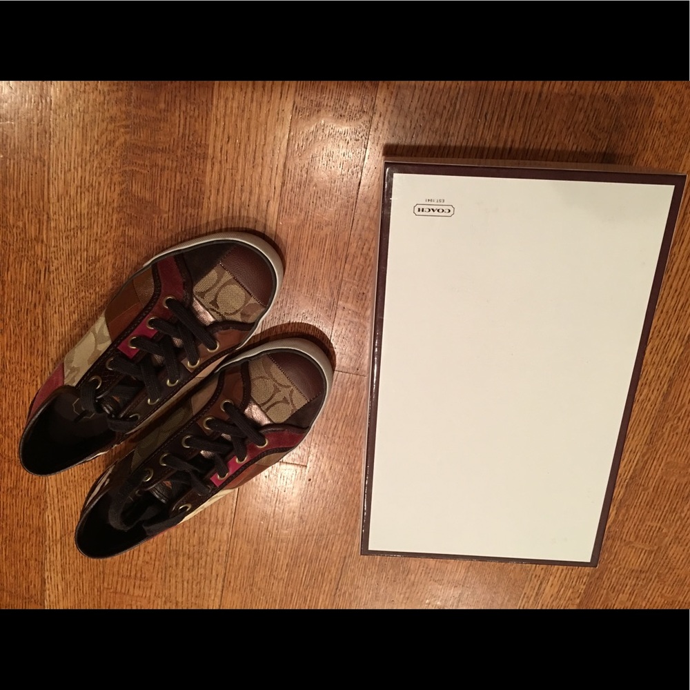 Coach Patchwork Leather Sneakers, 6 - image 6